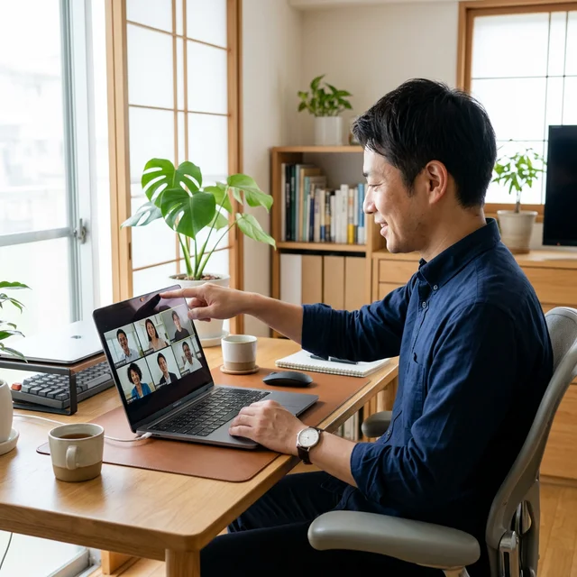 Zoom会議でカメラをオフにして帯域を節約する応急処置