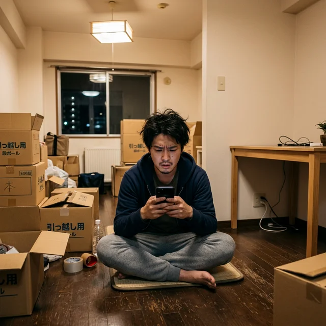 入社前にネット回線の準備で焦る新社会人