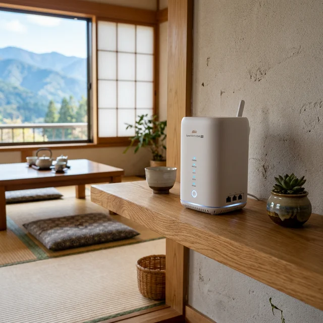 日本の家庭に設置されたホームルーターL13端末