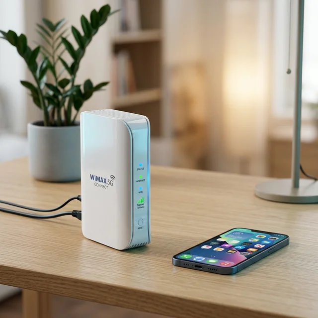 BIGLOBE WiMAX 5Gルーター端末のイメージ