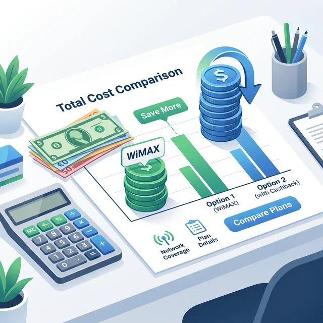3年間のトータルコスト比較イメージ